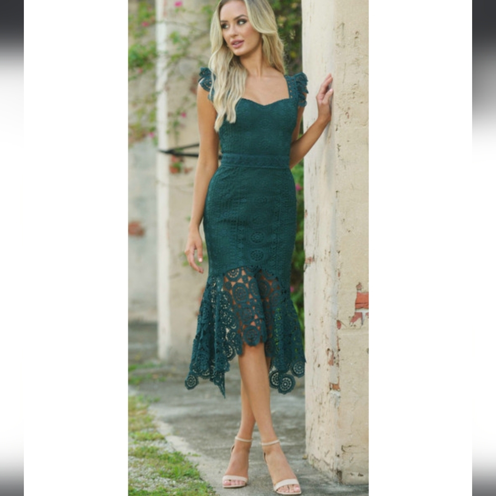 Twosisters The Label Giselle Dress Emerald Green